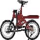full image Bokyong POP-Cycle(G) / RED - Folding, Safety, Folding Handle, Adjustment Saddle, Sliding Body, Foldi